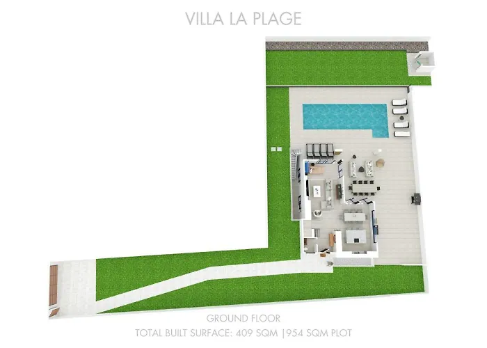 Vacation I La Plage, Luxury Villa, Private Heated Pool, Rooftop Hot Tub, Walking Distance To The Finest Beaches *